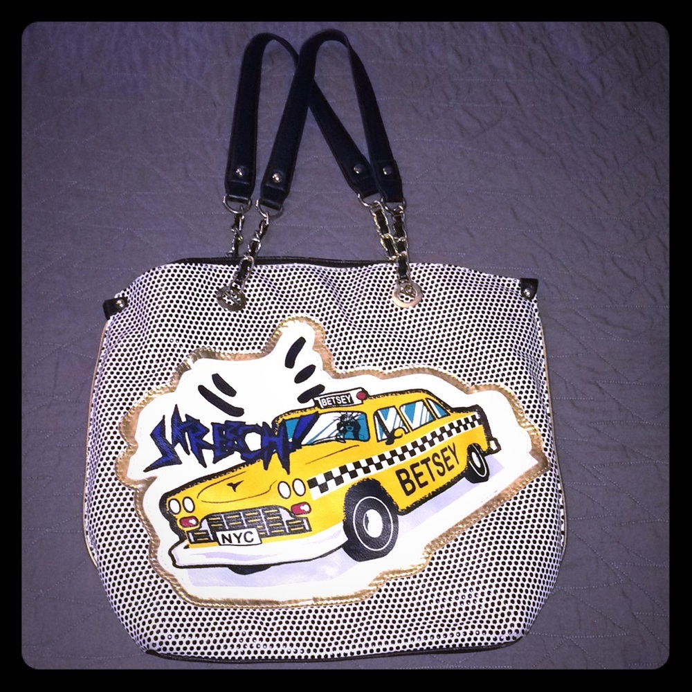 Betsey Johnson NYC Taxi Tote